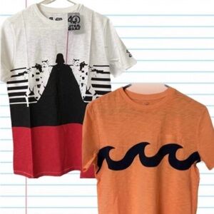 LOT of 7 T-Shirts, Gap Boys XL-XXL or Men’s X-S NWT Short Sleeves